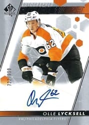 2022-23 SP Authentic Base Set Olle Lycksell #157 card
