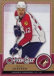 2008-09 O-Pee-Chee Base Set Olli Jokinen #123 card