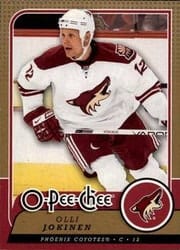 2008-09 O-Pee-Chee Base Set Olli Jokinen #662 card
