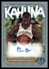2023-24 Bowman University Chrome The Big Kahuna Autographs Omaha Biliew #BKA-OB card