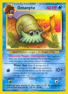 Legendary Collection Omanyte #57 card