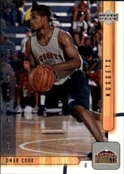 2001-02 Upper Deck Base Set Omar Cook #206 card