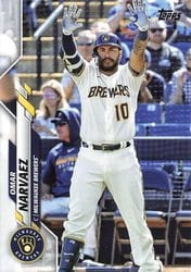 2020 Topps Update Base Set Omar Narvaez #U-250 card