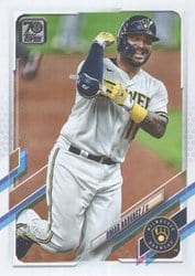 2021 Topps Base Set Omar Narvaez #282 card