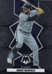 2022 Panini Mosaic Base Set Omar Narvaez #108 card
