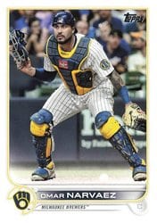 2022 Topps Base Set Omar Narvaez #139 card