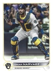 2022 Topps Mini Base Set Omar Narvaez #139 card