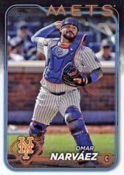 2024 Topps Update Base Set Omar Narváez #US173 card