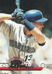 1993 Stadium Club Base Set Omar Vizquel #67 card