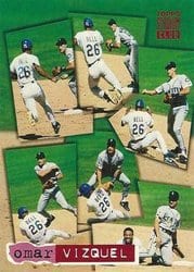 1994 Stadium Club Base Set Omar Vizquel #93 card