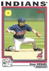 2004 Topps Base Set Omar Vizquel #143 card