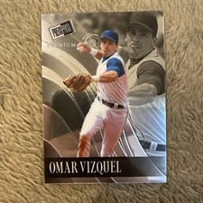 2024 Leaf Press Pass Premium Baseball Retro Omar Vizquel #RB-67 card