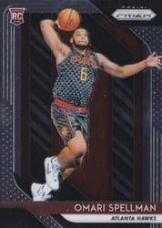 2018-19 Panini Prizm Base Set Omari Spellman #88 card