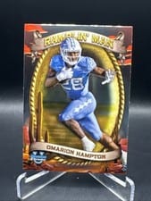 2024 Bowman University Chrome Ramblin' Man Set Omarion Hampton #RM-4 card