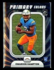 2025 Donruss Optic Rookie Primary Colors Omarion Hampton #8 card