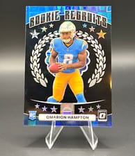 2025 Donruss Optic Rookie Recruits Omarion Hampton #12 card