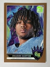 2025 Donruss Rookie Gridiron Kings Omarion Hampton #RGK-OHN card