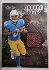 2025 Panini Absolute Ground Hoggs Materials Omarion Hampton #GHM-OHN card