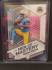 2025 Panini Mosaic Men of Mastery Omarion Hampton #16 card