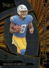 2025 Panini Select Turbocharged Omarion Hampton #25 card