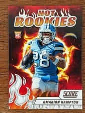 2025 Score Hot Rookies Omarion Hampton #14 card