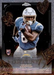2025 Topps Chrome Fortune 15 Omarion Hampton #F15-25 card