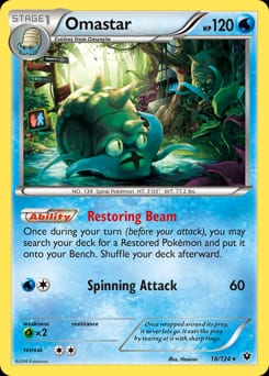 Fates Collide Omastar #18 card