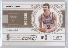 Omer Asik 2010 Panini National Treasures card
