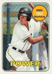 2018 Topps Heritage Minor League Base Set Oneil Cruz #20 card