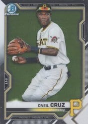 2021 Bowman Chrome Prospects Oneil Cruz #BCP-24 card