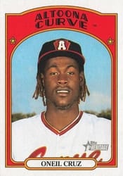 2021 Topps Heritage Minor League Base Set Oneil Cruz #121 card