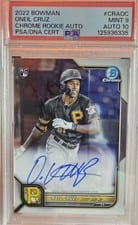 2022 Bowman Chrome Rookie Autographs Oneil Cruz #CRA-OC card