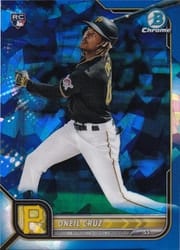 2022 Bowman Chrome Sapphire Edition Base Set Oneil Cruz #45 card