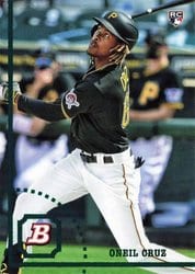 2022 Bowman Heritage Base Set Oneil Cruz #11 card