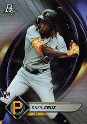 2022 Bowman Platinum Base Set Oneil Cruz #78 card