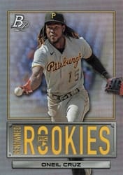 2022 Bowman Platinum Renowned Rookies Oneil Cruz #RR-5 card