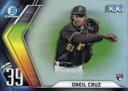 2022 Bowman Scouts' Top 100 Oneil Cruz #BTP-39 card