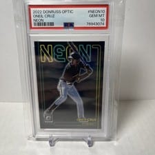 2022 Donruss Optic Neon Oneil Cruz #NEON-10 card