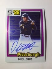 2022 Donruss Optic Retro 1981 Signatures Oneil Cruz #81S-OC card