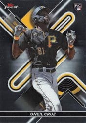 2022 Finest Base Set Oneil Cruz #16 card