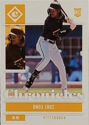 2022 Panini Chronicles Base Set Oneil Cruz #2 card