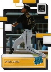2022 Panini Chronicles Clearly Donruss Oneil Cruz #52 card