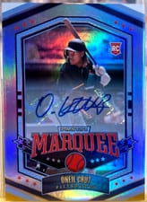 2022 Panini Chronicles Marquee Autographs Oneil Cruz #2 card