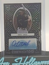 2022 Panini Chronicles Obsidian Autographs Oneil Cruz #OA-OC card