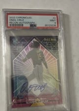 2022 Panini Chronicles Recon Autographs Oneil Cruz #2 card