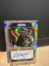 2022 Panini Prizm Rookie Autographs Oneil Cruz #RA-OC card