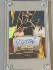 2022 Panini Select Sparks Signatures Oneil Cruz #SS-OC card