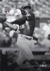 2022 Topps Black & White Base Set Oneil Cruz #74 card