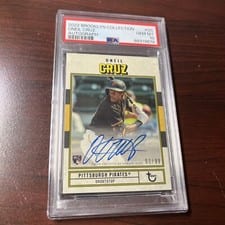 2022 Topps Brooklyn Collection Autographs Oneil Cruz #AC-OC card