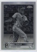 2022 Topps Chrome Oneil Cruz Negative Refractor #128 card